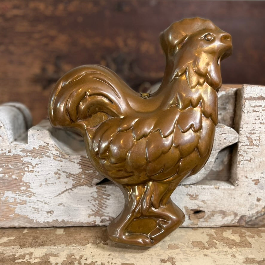 Vintage Copper Rooster Mold