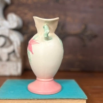 Hull Matte Pink & Cream Woodland Vase