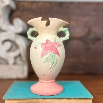Hull Matte Pink & Cream Woodland Vase
