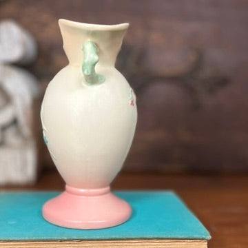 Hull Matte Pink & Cream Woodland Vase