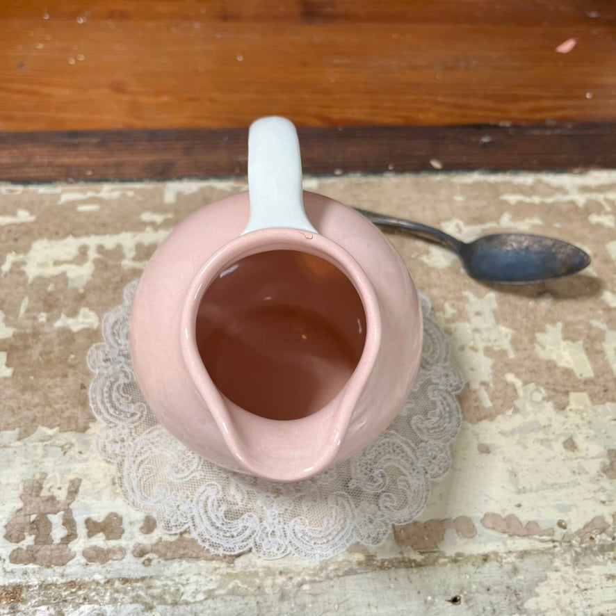 Kraft Pink Homer Laughlin Creamer