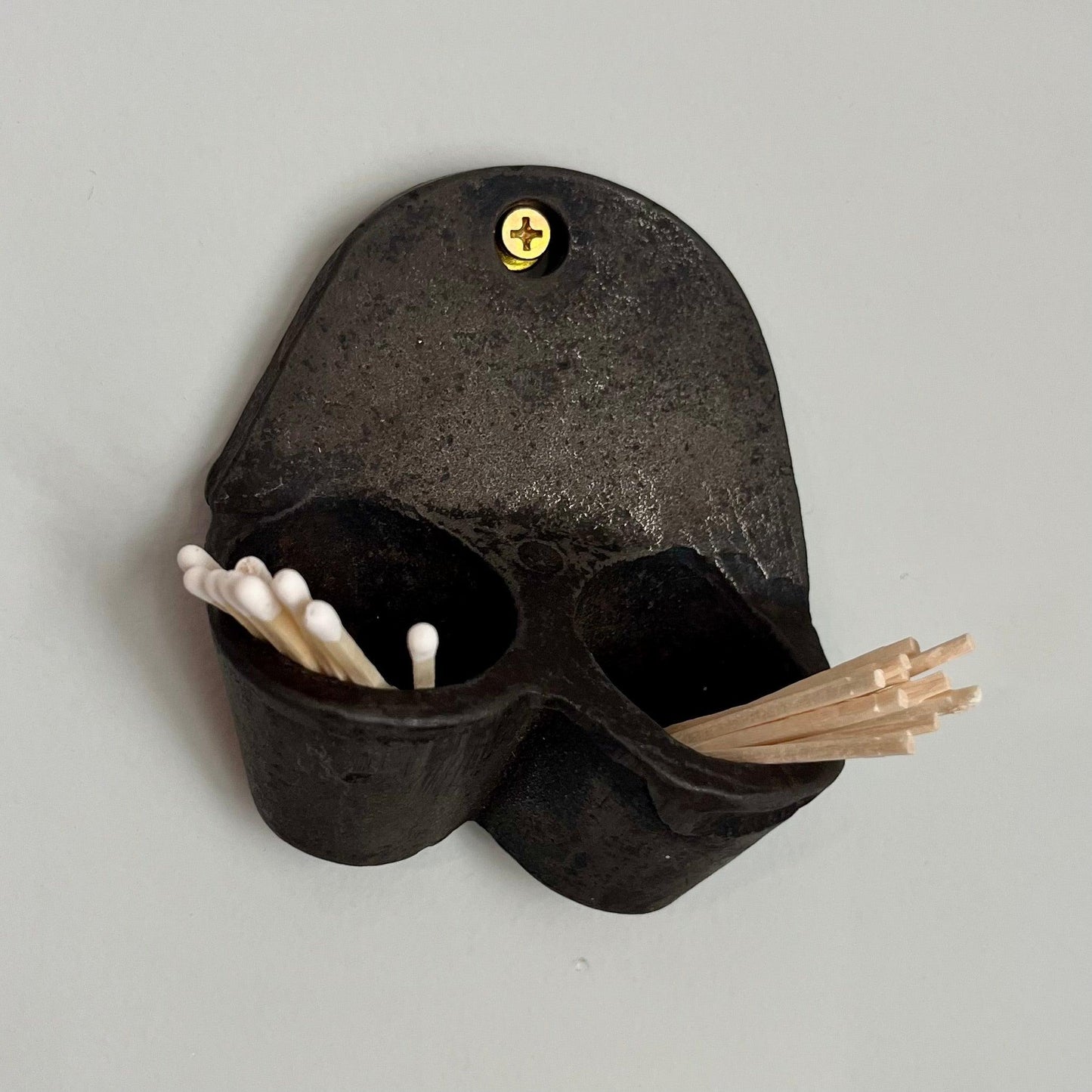 Cast Iron Matchstick Holder - Sparrow and Finch Vintage