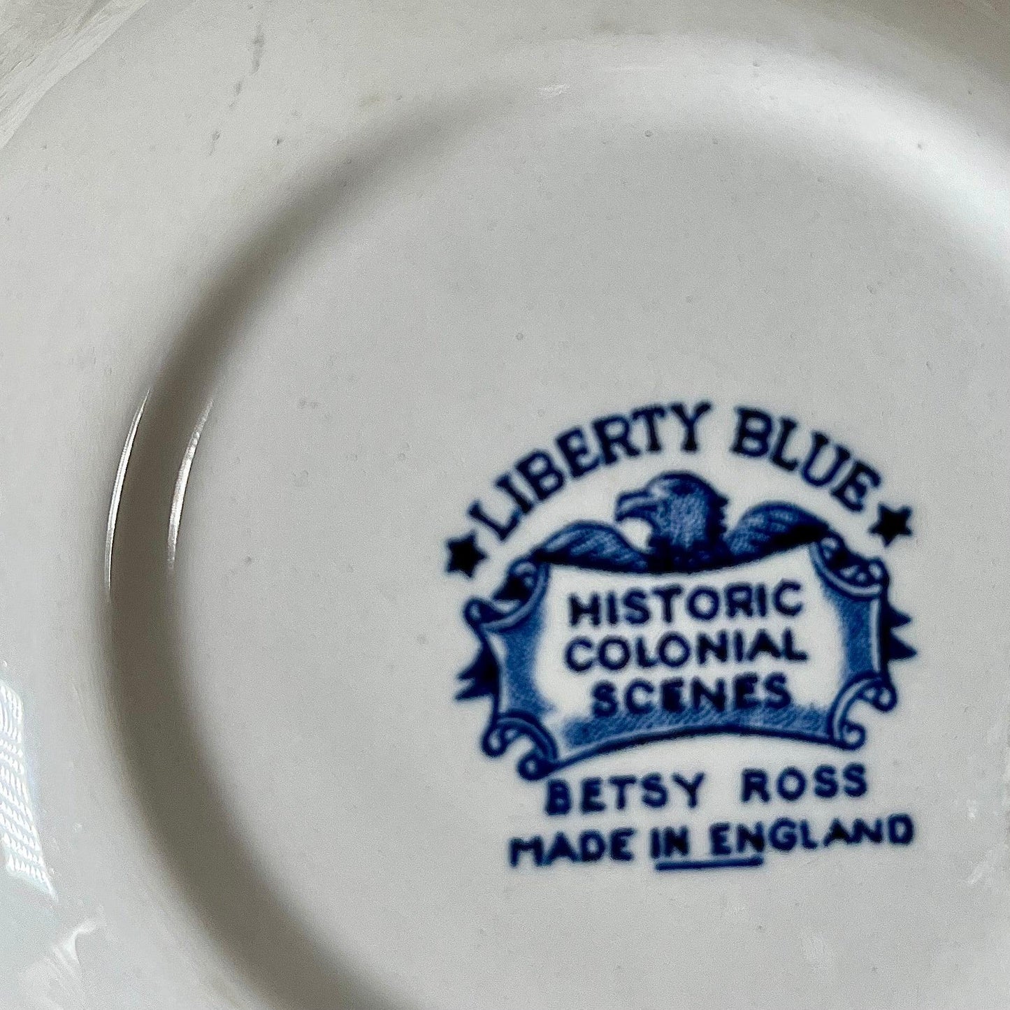 Liberty Blue Berry Bowl - Set of 4 - Sparrow and Finch Vintage