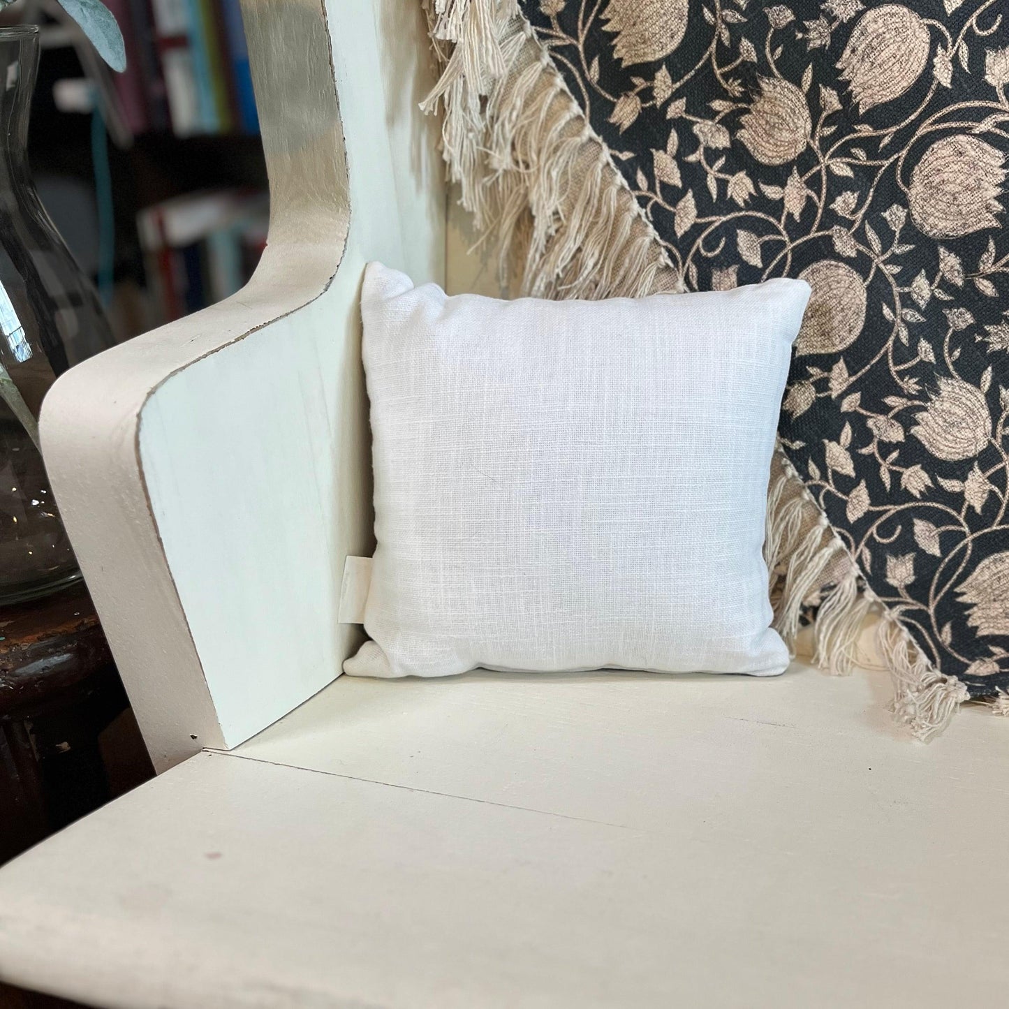 Blue Birdie Pillow - Sparrow and Finch Vintage