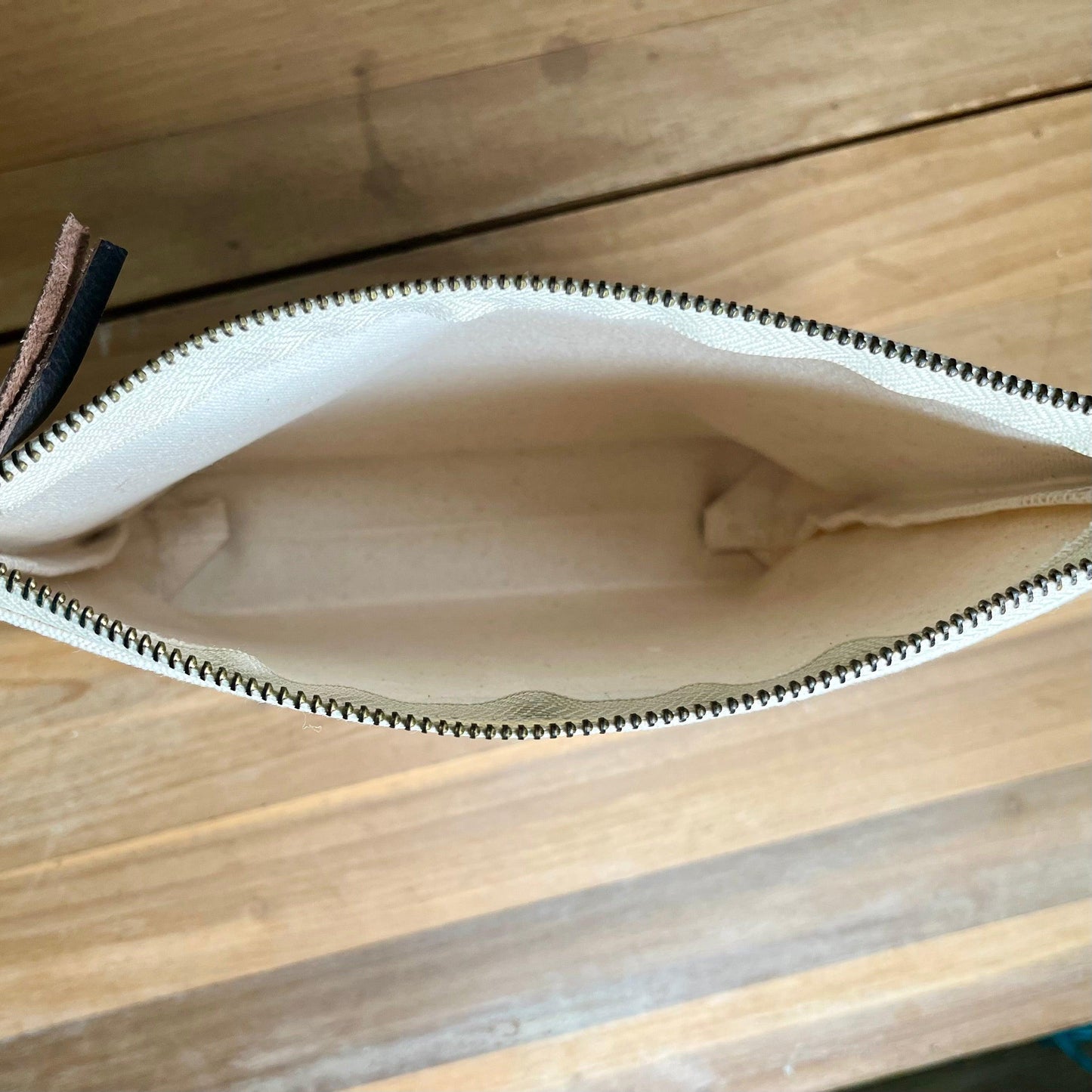 "Happy Girls" Canvas Zippered Pouch - Sparrow and Finch Vintage