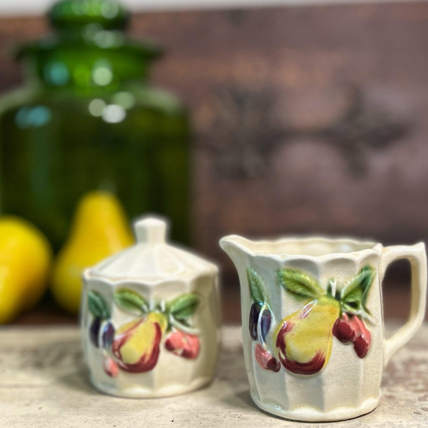 Royal Sealy Creamer & Sugar Set - Sparrow and Finch Vintage