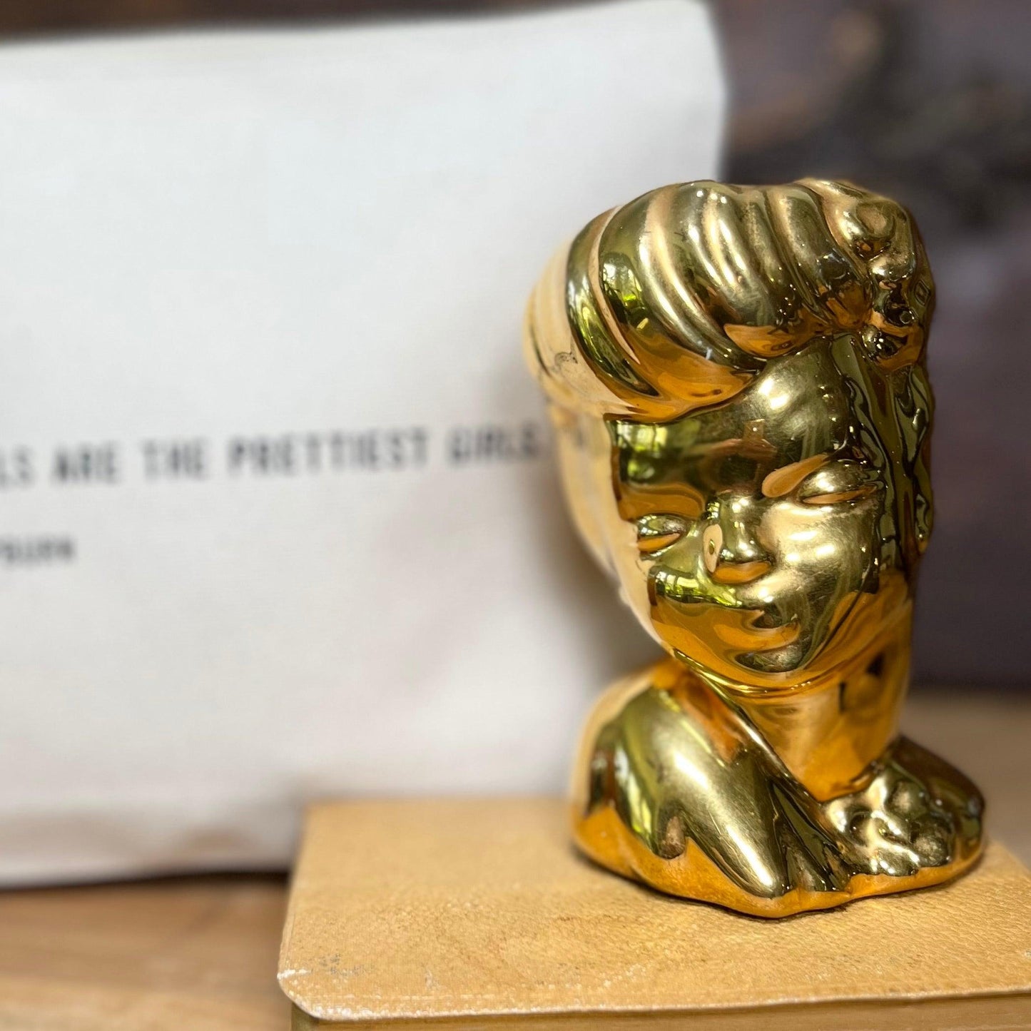 Vintage Glamour Girl Lady Head USA - Sparrow and Finch Vintage