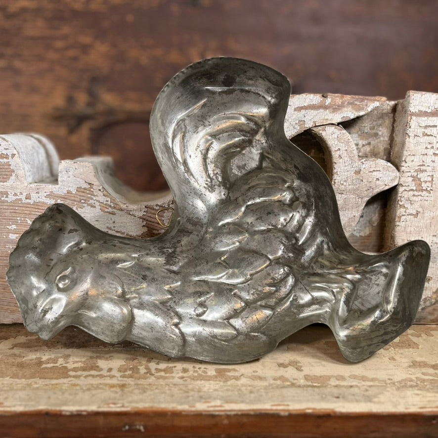 Vintage Copper Rooster Mold