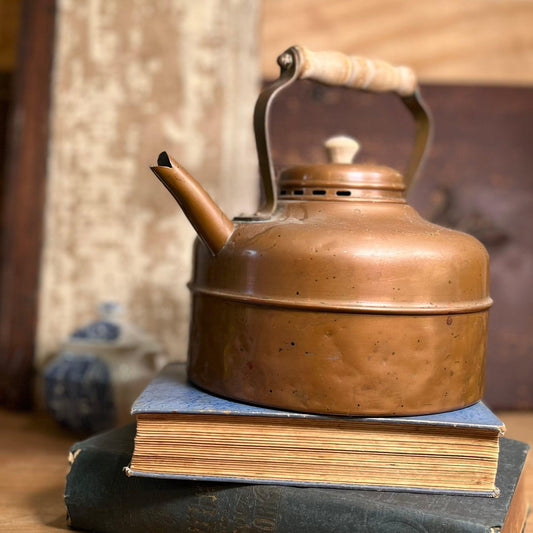 English Copper Teapot - Sparrow and Finch Vintage